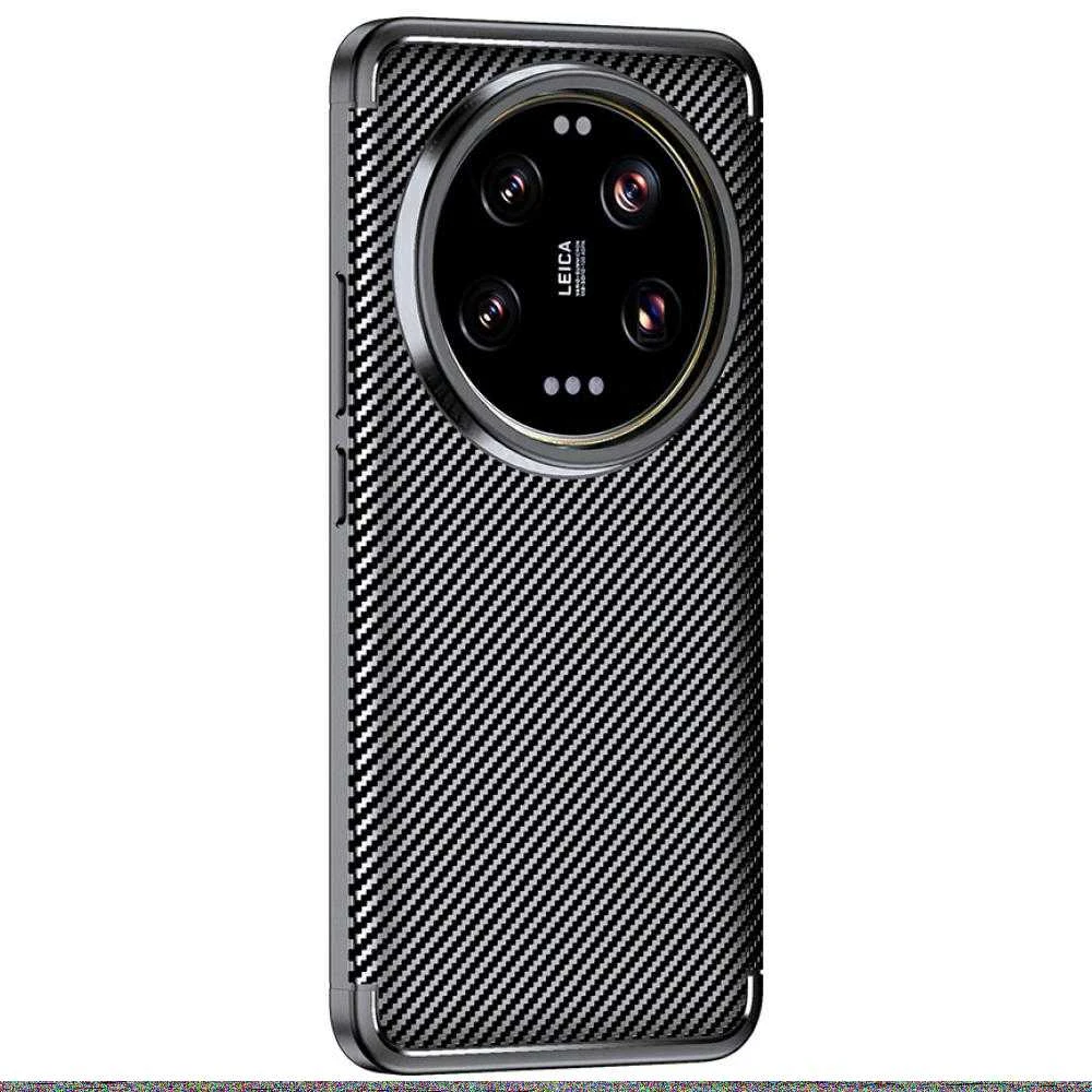 Dėklas Beline Carbon Armor Xiaomi 15 juodos spalvos