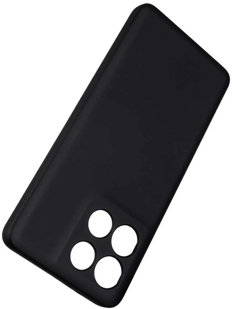 Dėklas Beline Silicone Moto G86 Power 5G juodos spalvos