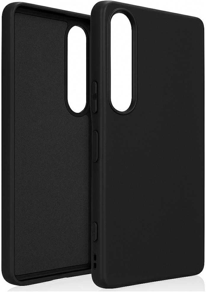 Dėklas Beline Silicone, skirtas Sony Xperia 1 VII, juodos spalvos