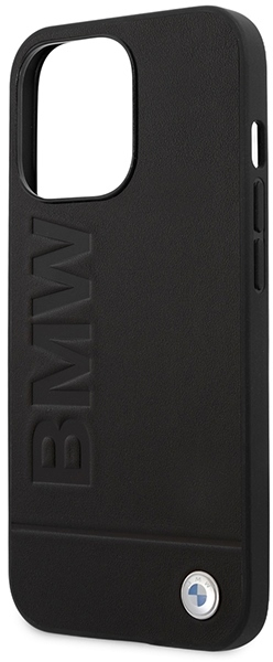 BMW Signature Logo Imprint MagSafe - dėklas skirtas Apple iPhone 14 Pro Juodas