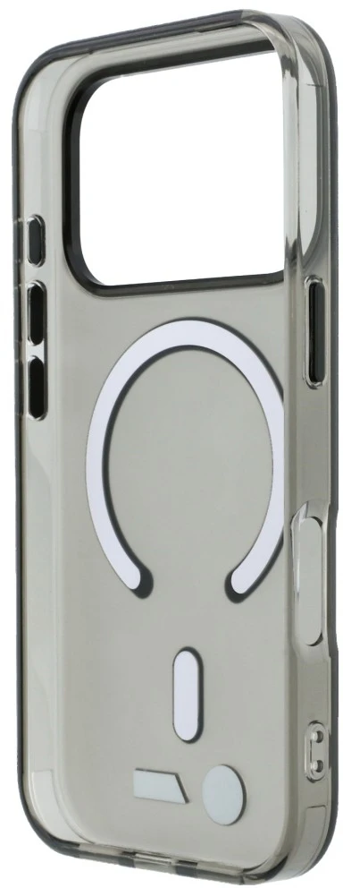 Dėklas BMW M IML Frosted Metal Logo & Trims MagSafe do iPhone 18 Pro / 17 Pro juoda