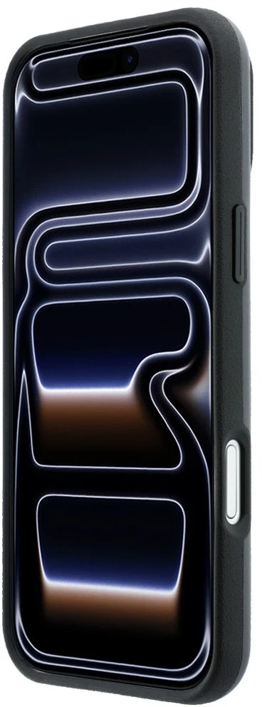 Dėklas BMW M Mėlyna Perfo Metal Logo MagSafe, skirtas iPhone 18 Pro Max / 17 Pro Max, pilkas
