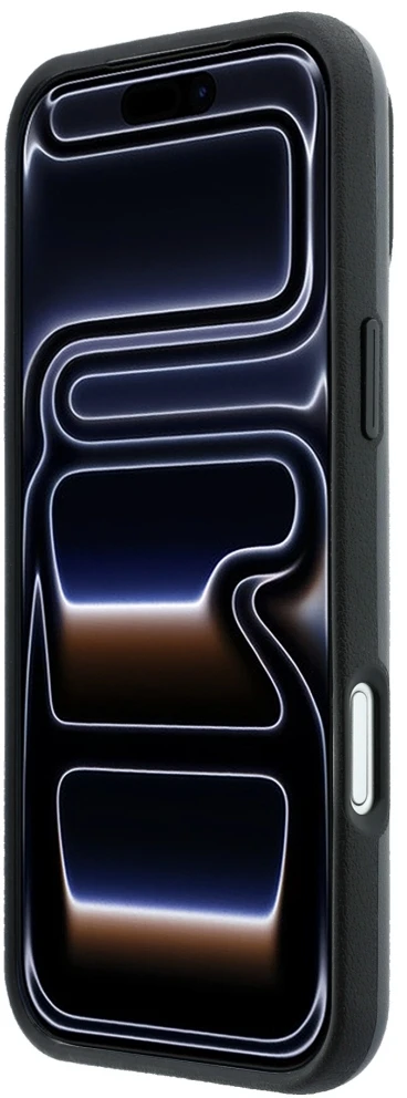 Dėklas BMW M Mėlyna Perfo Metal Logo MagSafe do iPhone 18 Pro / 17 Pro pilka