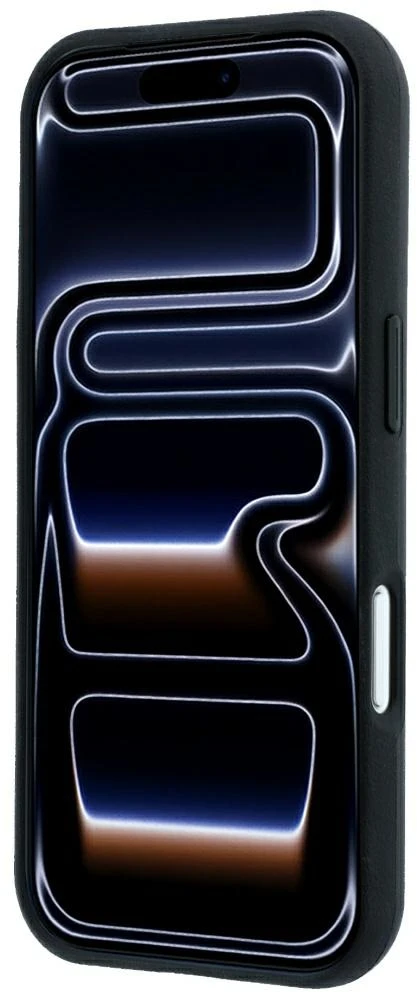 Dėklas BMW M Mėlyna Perfo Metal Logo MagSafe do iPhone 18 Pro / 17 Pro juoda