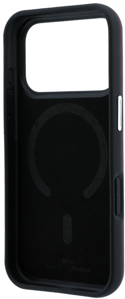 Dėklas BMW Sign Centered Deboss MagSafe Case for iPhone 17 Pro / 18 Pro - Burgundy