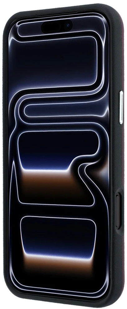 Dėklas BMW Sign Deboss Quilted Metal Logo MagSafe do iPhone 18 Pro / 17 Pro bordinė