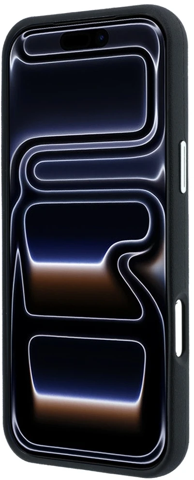 Dėklas BMW Sign Deboss Quilted Metal Logo MagSafe do iPhone 18 Pro Max / 17 Pro Max juoda