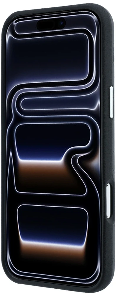 Dėklas BMW Sign Deboss Quilted Metal Logo MagSafe do iPhone 18 Pro Max / 17 Pro Max antracytowy