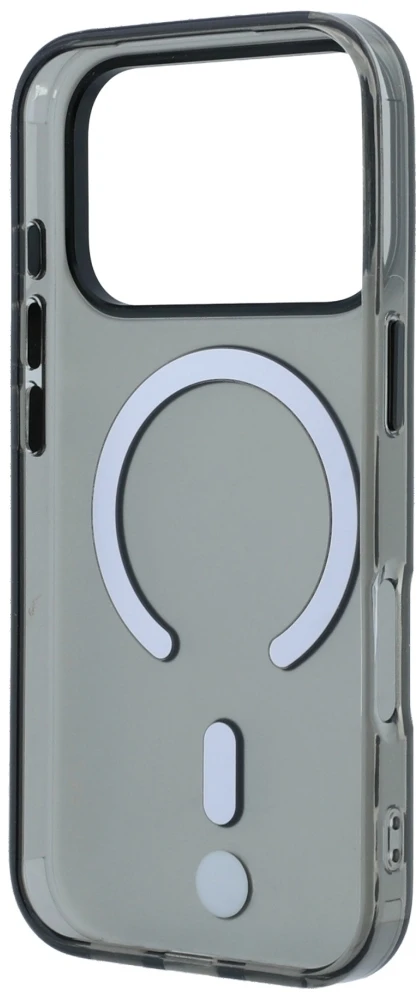 Dėklas BMW Sign Frosted IML & Metal Logo MagSafe Case, skirta iPhone 17 Pro / 18 Pro – Juoda