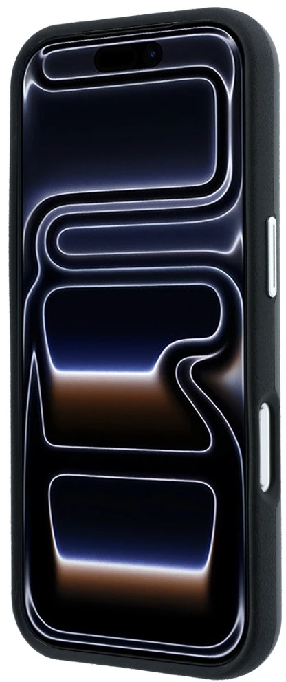 Dėklas BMW Sign Inclined Deboss Letters MagSafe Case for iPhone 17 Pro Max / 18 Pro Max - Gray
