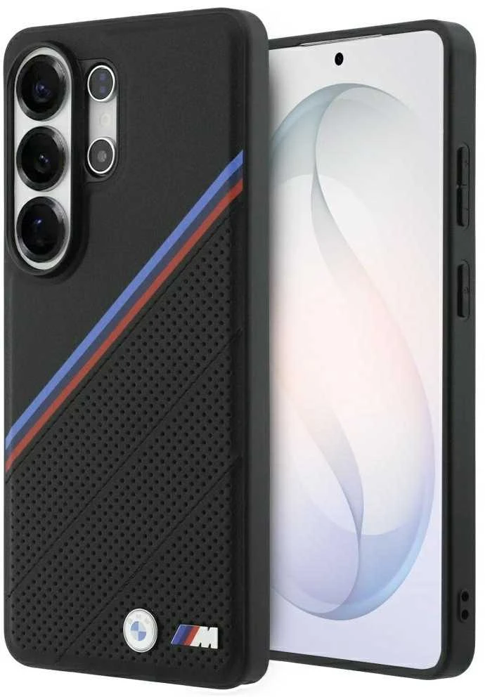 „BMW“ trispalvis metalinis „MagSafe“ dėklas, skirtas „Samsung Galaxy S26 Ultra“, juodas