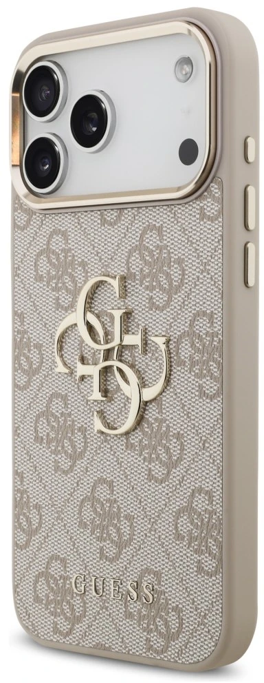 Dėklas Guess 4G Big 4G Classic Logo do iPhone 18 Pro Max / 17 Pro Max rožinė auksinė