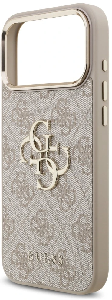 Dėklas Guess 4G Big 4G Classic Logo do iPhone 18 Pro Max / 17 Pro Max rožinė auksinė