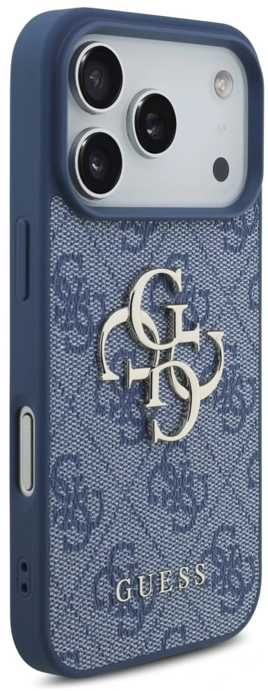 Dėklas Guess 4G Big Logo Case, skirta iPhone 17 Pro / 18 Pro - Mėlyna