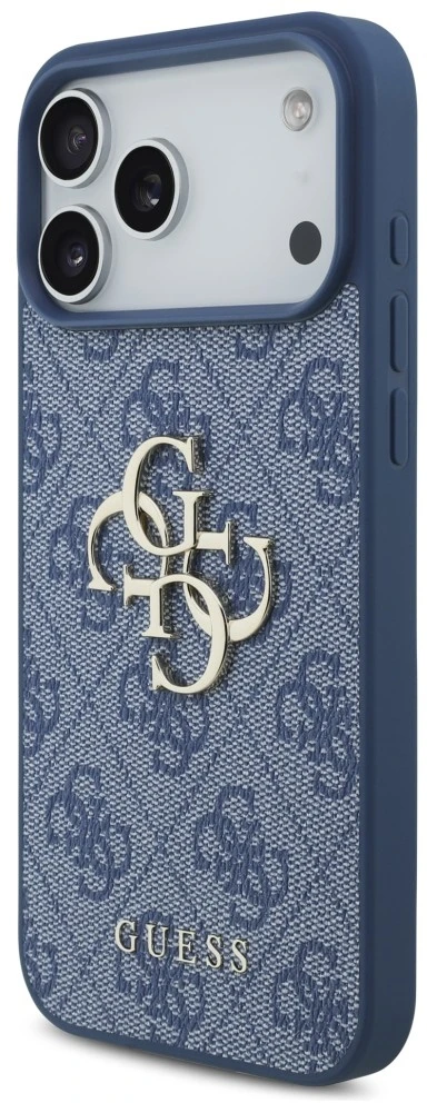 Dėklas Guess 4G Big Logo do iPhone 18 Pro Max / 17 Pro Max mėlyna
