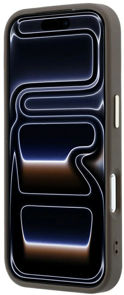 Dėklas Guess 4G & Big Resin Logo do iPhone 18 Pro Max / 17 Pro Max ruda