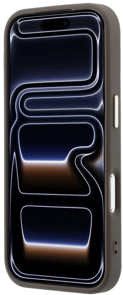 Dėklas Guess 4G & Big Resin Logo skirtas iPhone 18 Pro / iPhone 17 Pro ruda