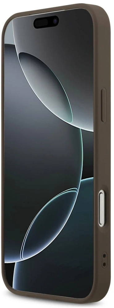 Dėklas Guess 4G Classic skirtas iPhone 18 Pro Max / iPhone 17 Pro Max ruda