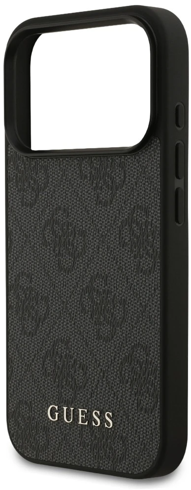 Dėklas Guess 4G Classic skirtas iPhone 18 Pro / iPhone 17 Pro juodas