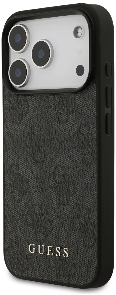 Dėklas Guess 4G Classic skirtas iPhone 18 Pro / iPhone 17 Pro juodas