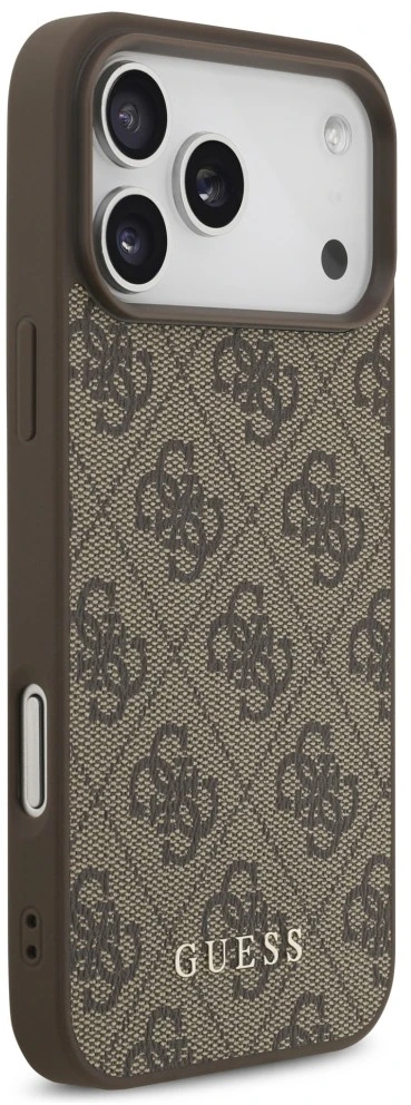 Dėklas Guess 4G Classic skirtas iPhone 18 Pro Max / iPhone 17 Pro Max ruda
