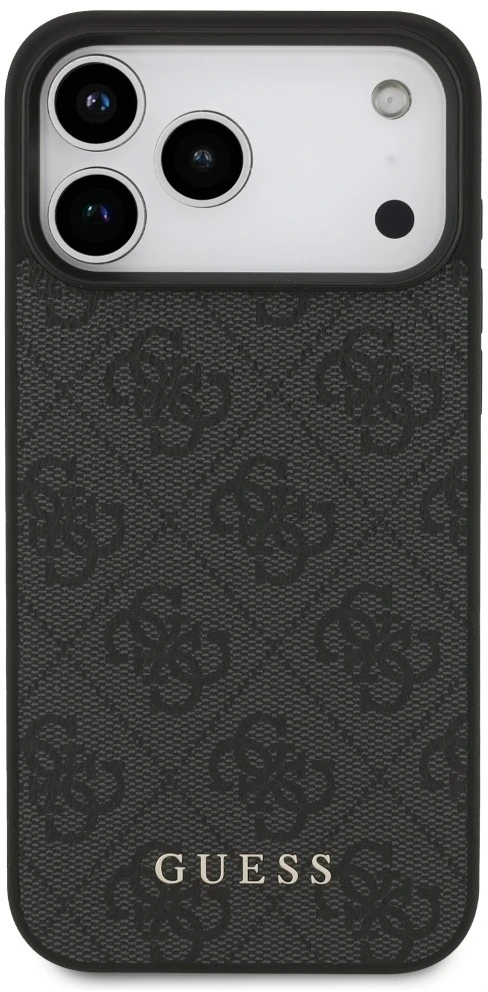 Dėklas Guess 4G Classic skirtas iPhone 18 Pro Max / iPhone 17 Pro Max juodas
