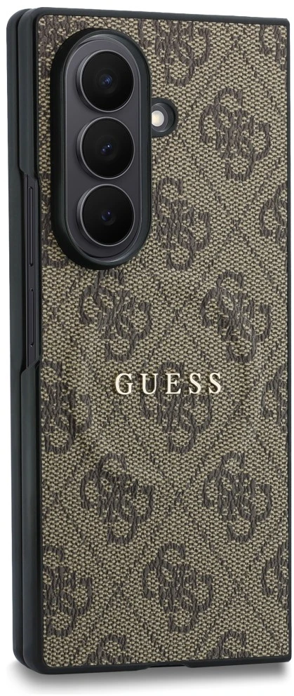 Dėklas „Guess 4G Classic MagSafe“ ausinė, skirta „Samsung Galaxy Z Fold8 Ultra“ ruda