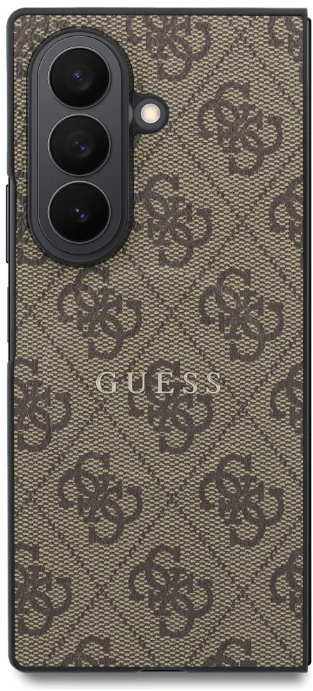 Dėklas „Guess 4G Classic MagSafe“ ausinė, skirta „Samsung Galaxy Z Fold8 Ultra“ ruda
