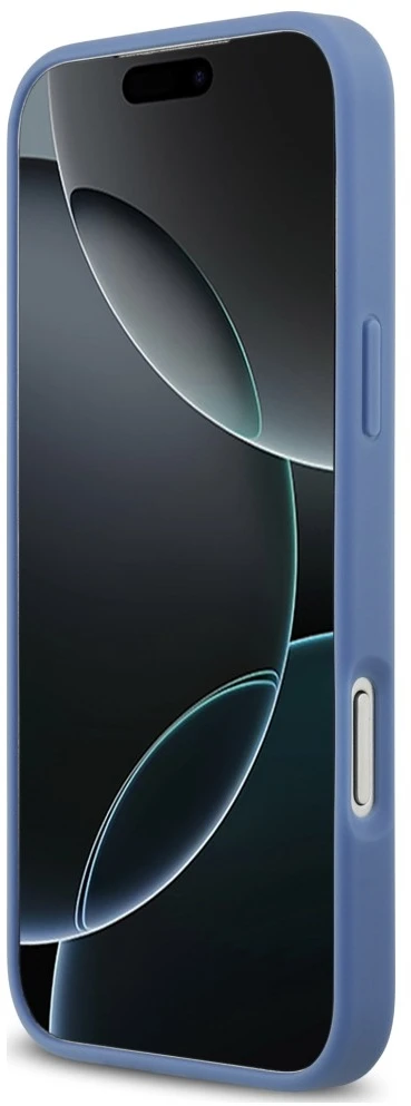 Dėklas Guess 4G Double Card Triangle do iPhone 18 Pro Max / 17 Pro Max mėlyna