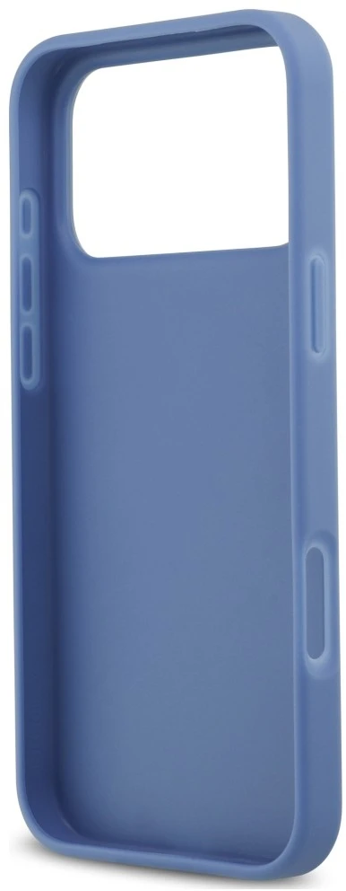 Dėklas Guess 4G Double Card Triangle do iPhone 18 Pro Max / 17 Pro Max mėlyna