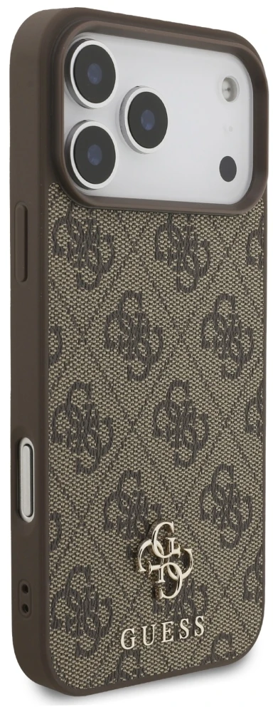 Dėklas Guess 4G Small Classic Logo MagSafe Case for iPhone 17 Pro Max / 18 Pro Max - Brown