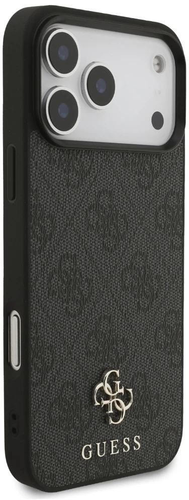 Dėklas Guess 4G Small Classic Logo MagSafe Case for iPhone 17 Pro Max / 18 Pro Max - Juodas