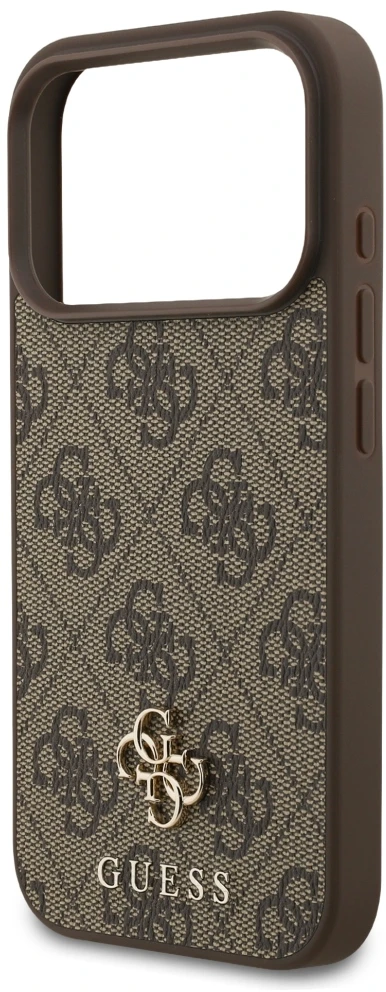 Dėklas Guess 4G Small Classic Logo MagSafe Case for iPhone 17 Pro / 18 Pro - Brown