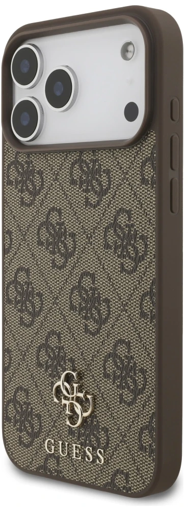 Dėklas Guess 4G Small Classic Logo MagSafe Case for iPhone 17 Pro Max / 18 Pro Max - Brown