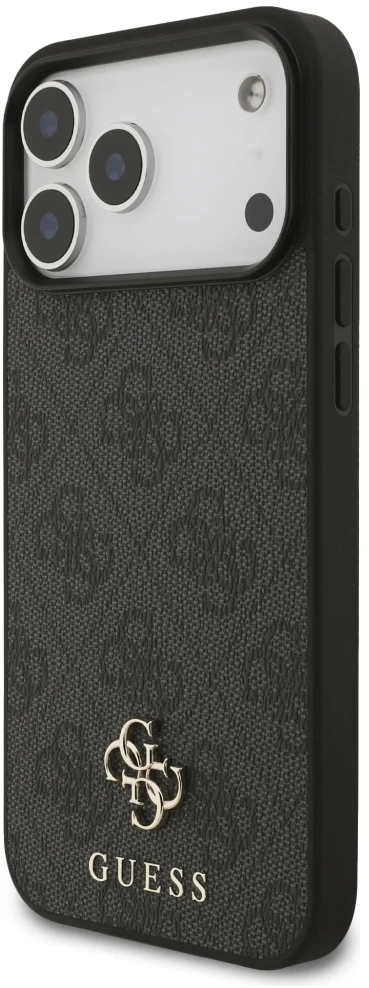 Dėklas Guess 4G Small Classic Logo MagSafe Case for iPhone 17 Pro Max / 18 Pro Max - Juodas