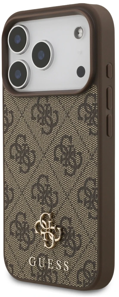 Dėklas Guess 4G Small Classic Logo MagSafe Case for iPhone 17 Pro / 18 Pro - Brown