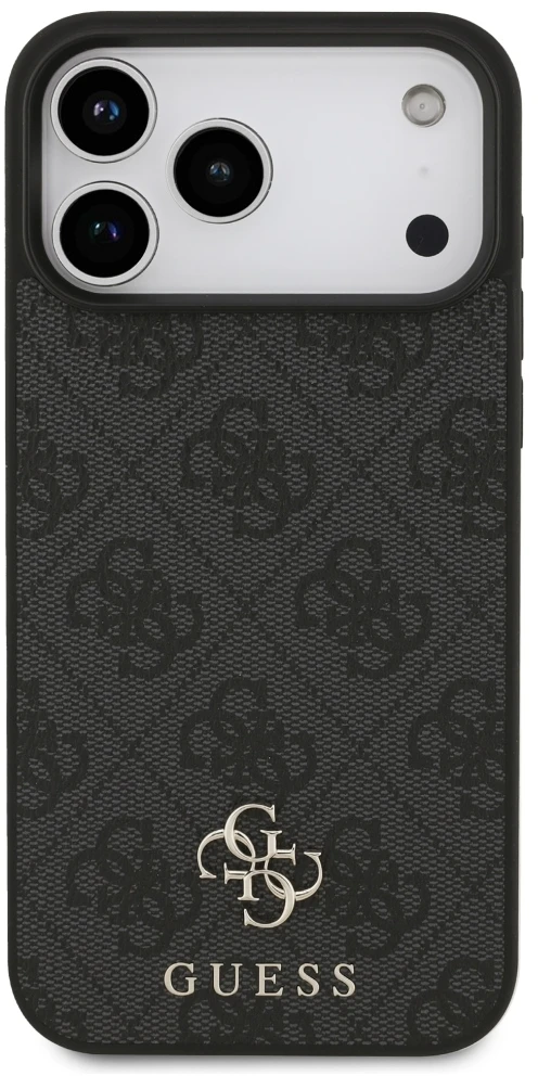 Dėklas Guess 4G Small Classic Logo MagSafe Case for iPhone 17 Pro Max / 18 Pro Max - Juodas