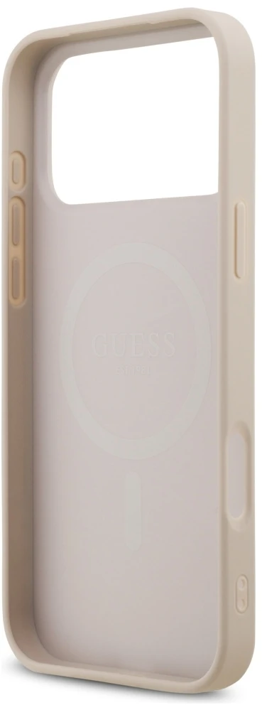 Dėklas Guess 4G Small Classic Logo MagSafe Case for iPhone 17 Pro Max / 18 Pro Max - Rožinė
