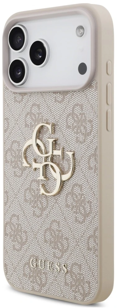 Dėklas Cg Mobile Sas Guess 4G Strap 4G Classic Logo case for Iphone 18 Pro Max / 17 Pro Max pink