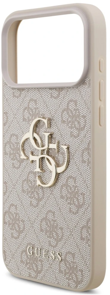 Dėklas Cg Mobile Sas Guess 4G Strap 4G Classic Logo case for Iphone 18 Pro Max / 17 Pro Max pink