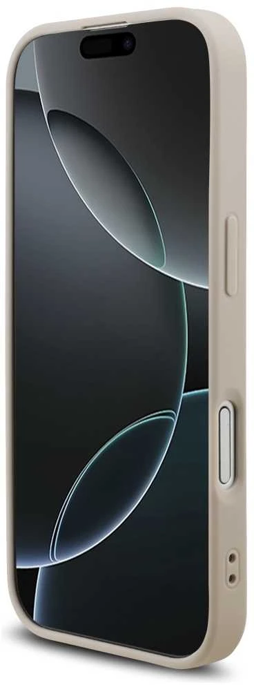 Guess 4G Strap 4G Classic Logo dėklas skirtas Apple iPhone 17 rožinės spalvos