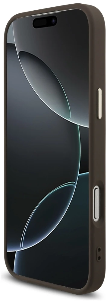 Dėklas Guess 4G Triangle Logo MagSafe Case for iPhone 17 Pro Max / 18 Pro Max - Brown