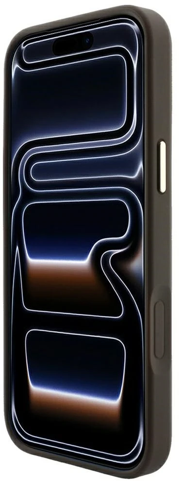 Dėklas Guess 4G with Stripe Round and Classic Logos MagSafe do iPhone 18 Pro / 17 Pro ruda