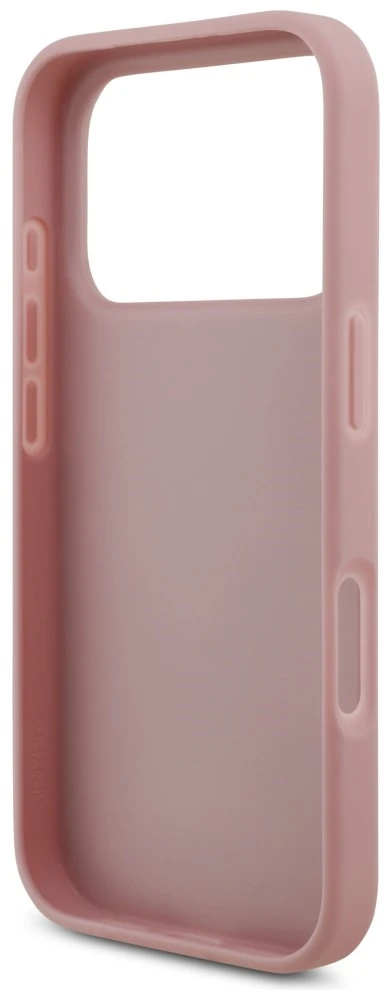 Dėklas Guess Fixed Glitter Big 4G Case for iPhone 17 Pro / 18 Pro - Rožinė