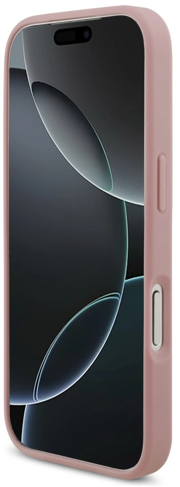 Dėklas Guess Fixed Glitter Big 4G Case for iPhone 17 Pro / 18 Pro - Rožinė