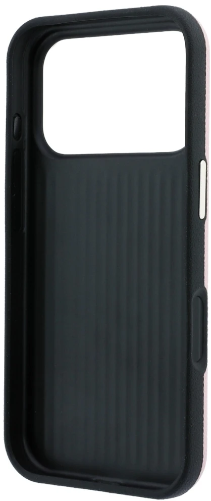 Dėklas Guess Grained & Big Resin Logo do iPhone 18 Pro Max / 17 Pro Max rožinė