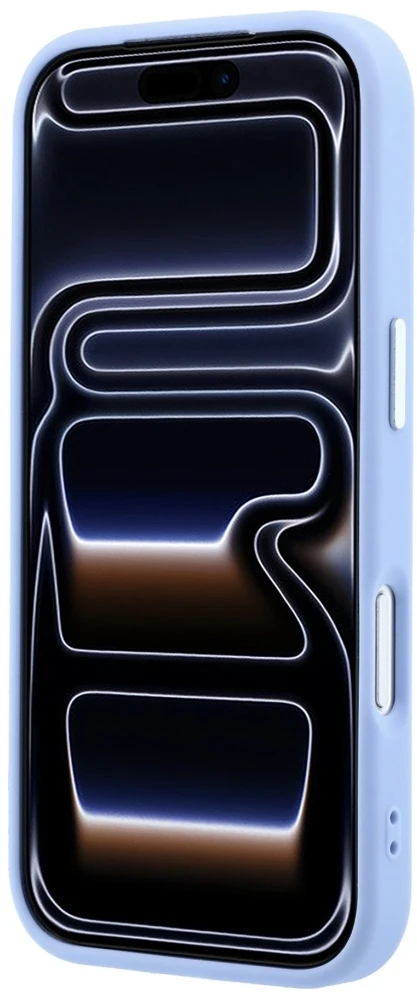 Dėklas Guess Grained Triangle Logo MagSafe do iPhone 18 Pro Max / 17 Pro Max mėlyna