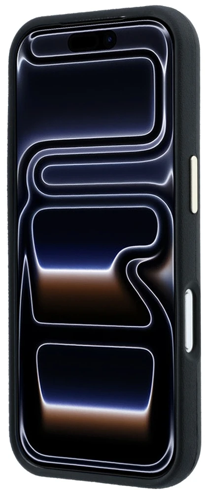 Dėklas Guess Kevlar Triangle Logo MagSafe do iPhone 18 Pro / 17 Pro juoda