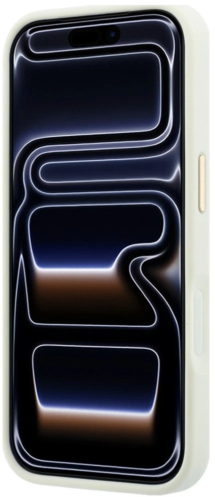Dėklas Guess Peony 4G Small Logo MagSafe do iPhone 18 Pro Max / 17 Pro Max smėlio spalva