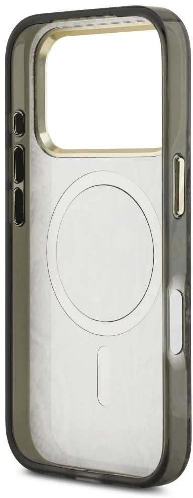 Dėklas Guess Python Pattern MagSafe Case for iPhone 17 Pro / 18 Pro - Brown